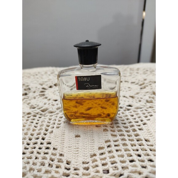 Vintage Tabu by Dana Eau de Cologne Perfume Splash 2 oz Dabber 55% FULL - Picture 5 of 11